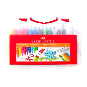KIT FABER CASTELL VALIJA PRE ESCOLAR X 31 PIEZAS