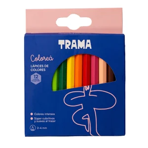 LÁPICES DE COLORES CORTOS TRAMA