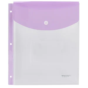 FOLIO CON BOTON CON 3 PERFORACIONES Nº3 TRAMA
