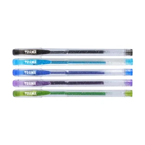 ROLLER TINTA GEL TRAMA GLITTER POR UNIDAD
